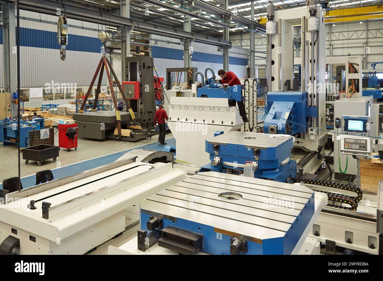 Manufacture of machine tools. Industry. Gipuzkoa. Basque country. Spain. Stock Photo