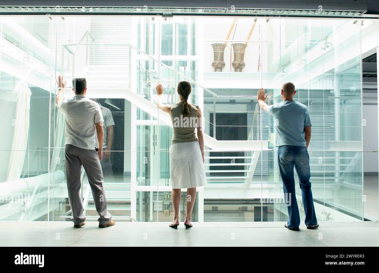 Pushing Over Building Man pushing wall full body hi-res stock photography and images - Alamy