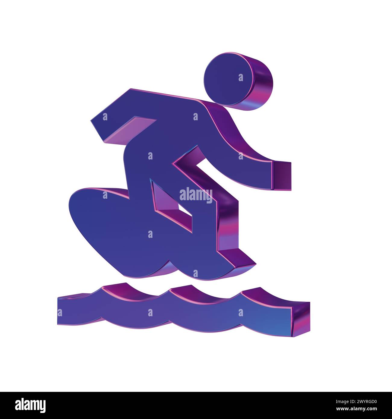 Beautiful abstract illustrations Blue Surfing symbol icons Stock Photo ...