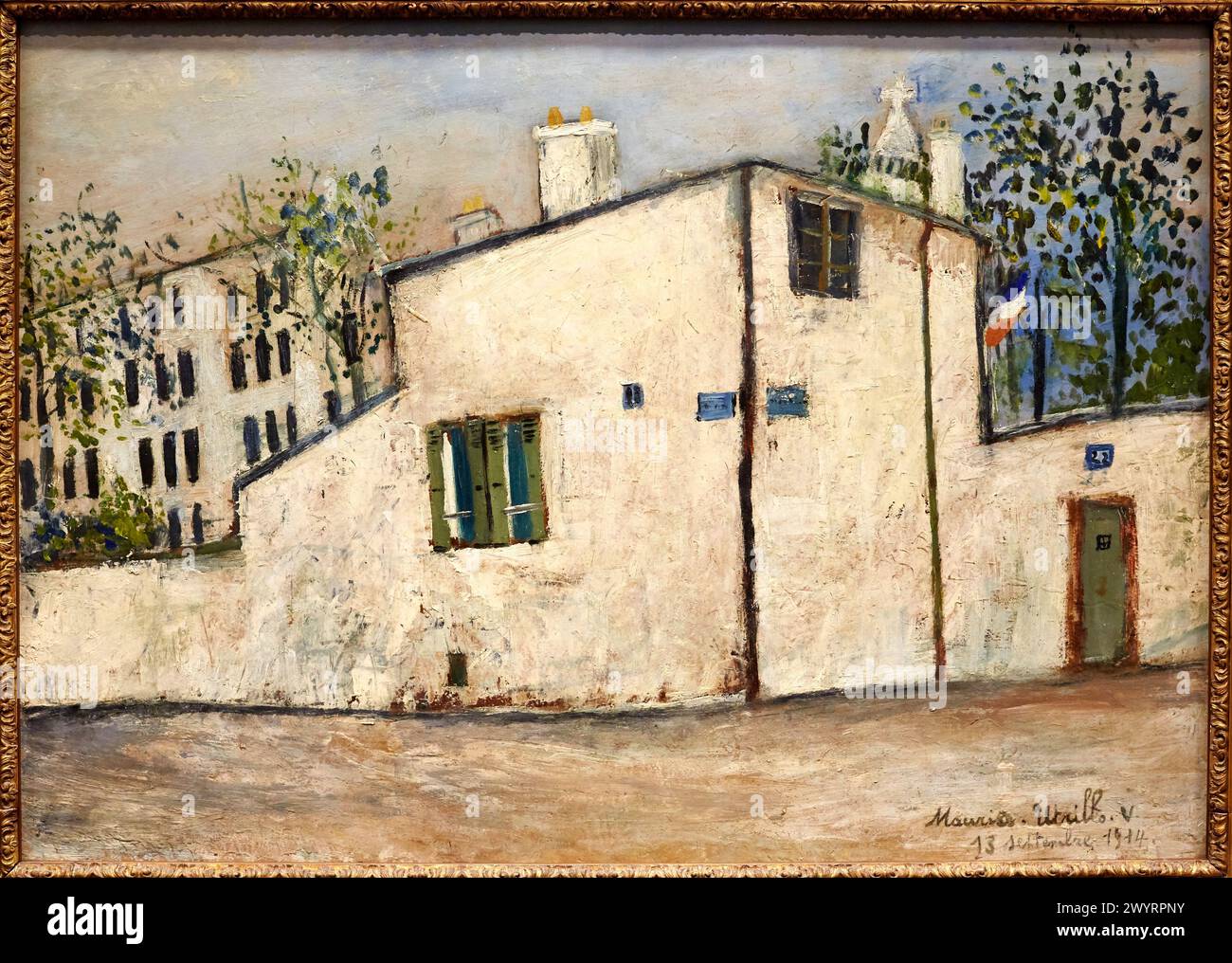 Maurice Utrillo (1883-1955), La maison de Berlioz, 1914, Musee de