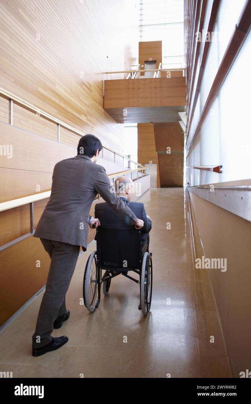 Disabled access ramp, conventioneers, convention center, Kursaal Center. San Sebastian, Guipuzcoa, Basque Country, Spain. Stock Photo