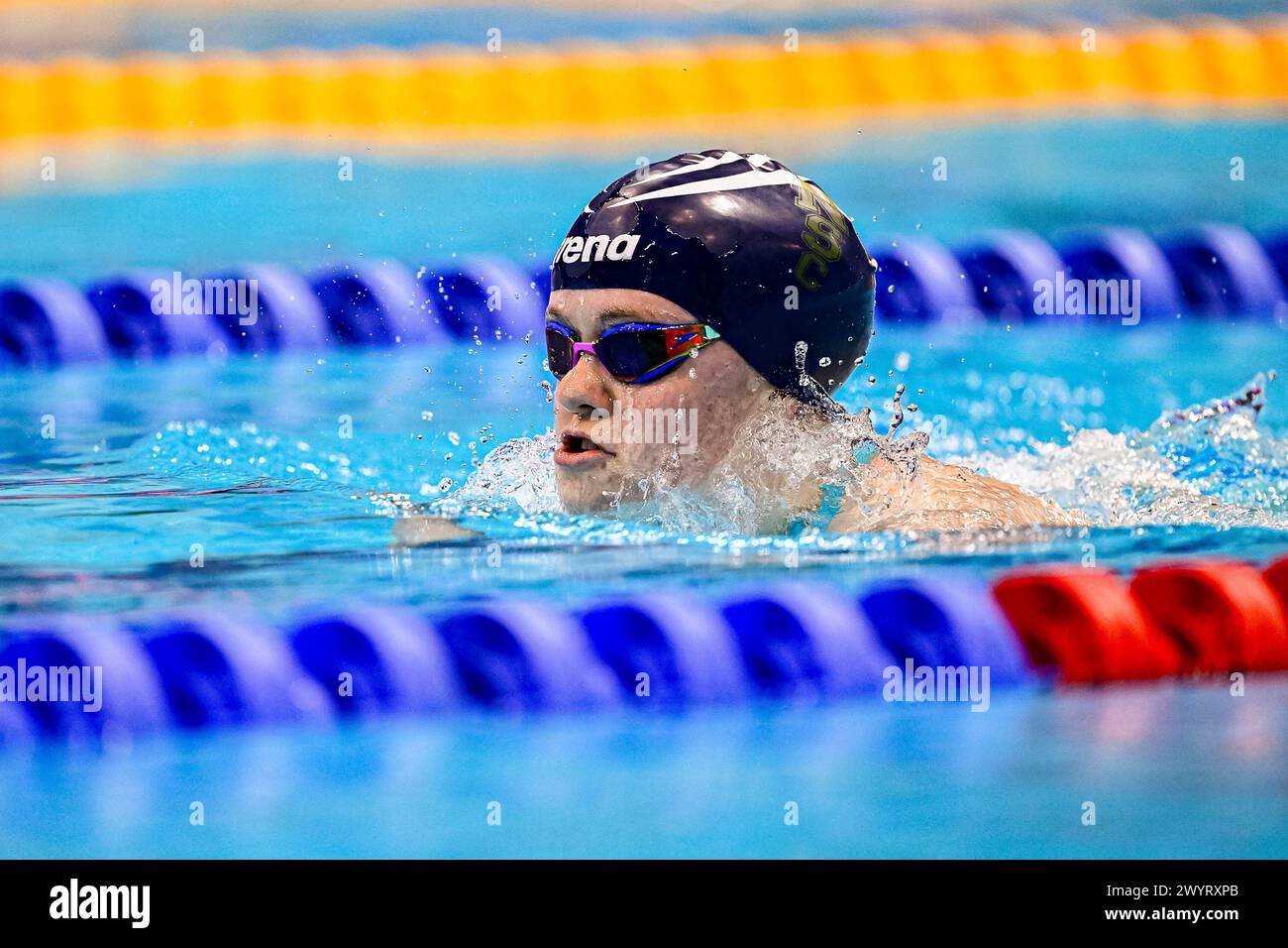 LONDON, UNITED KINGDOM. 07 April, 2025. Maisie SummersNewton competes