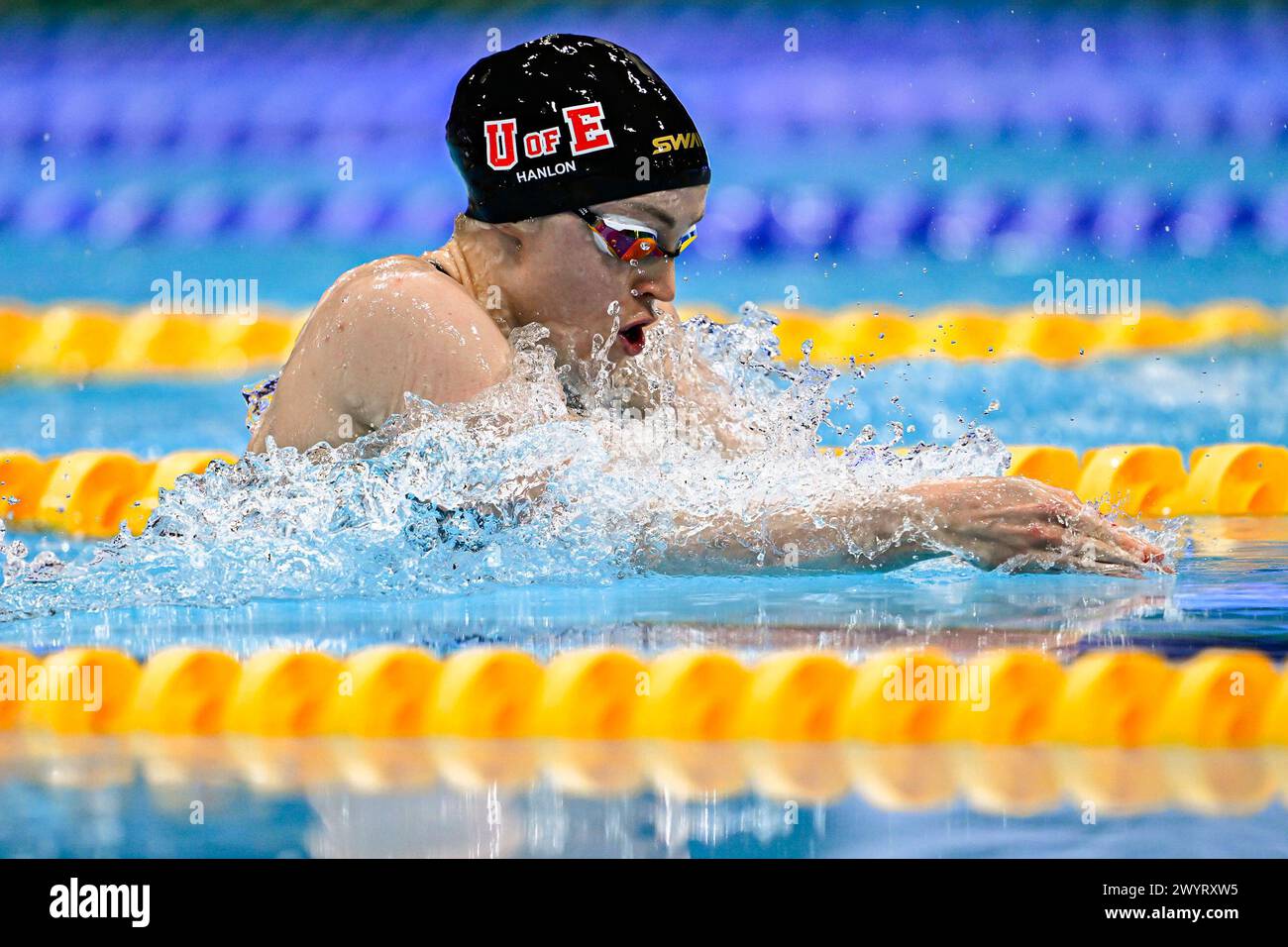 LONDON, UNITED KINGDOM. 07 April, 2025. Kara Hanlon competes in Women’s