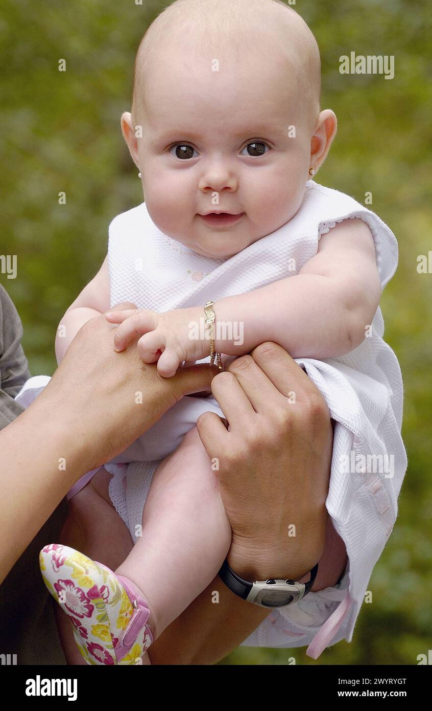 Six months old baby Stock Photo - Alamy