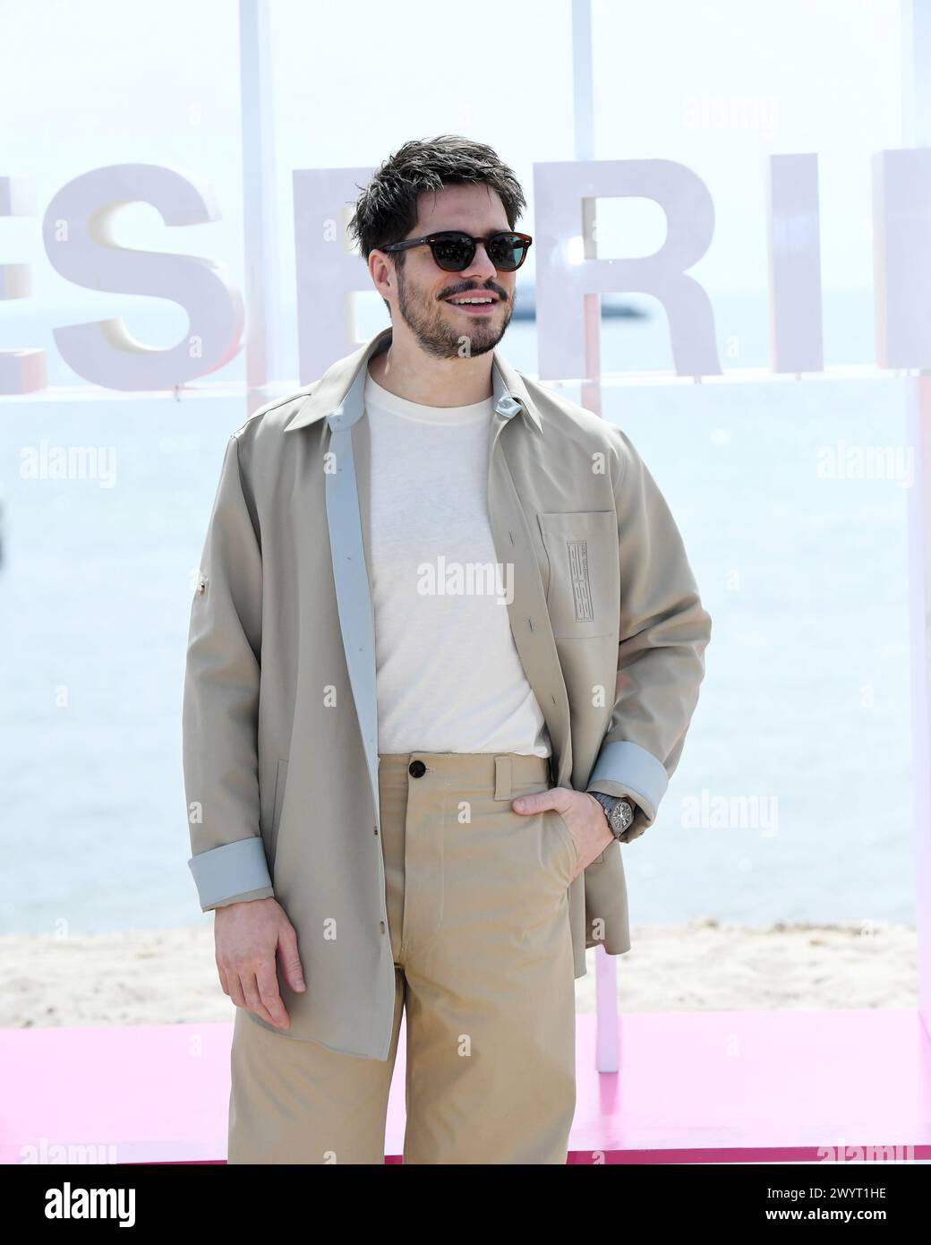 Cannes, France. 08th Apr, 2024. Cannes - 7th Canneseries International Festival - Photocall “Fiasco” - François Civil Credit: Independent Photo Agency/Alamy Live News Stock Photo