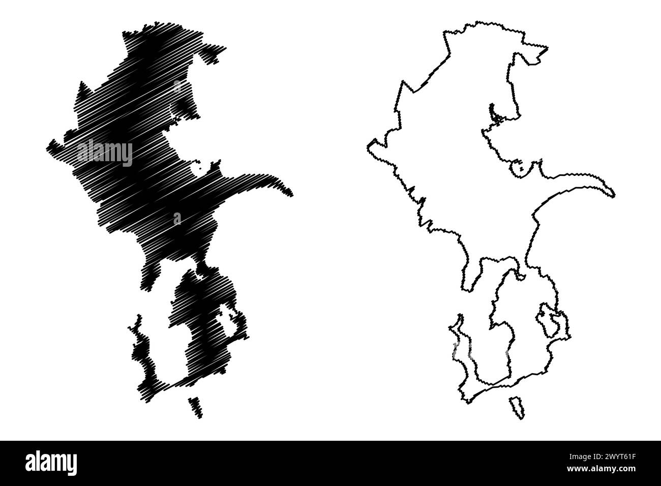 City of Clarence of Australia, Tasmania, lutruwita) map