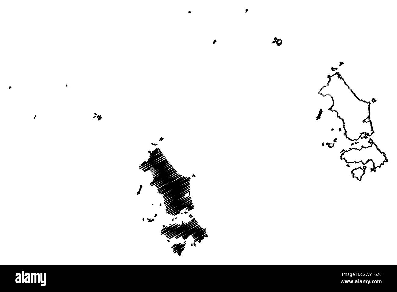 Flinders Council of Australia, Tasmania, lutruwita) map