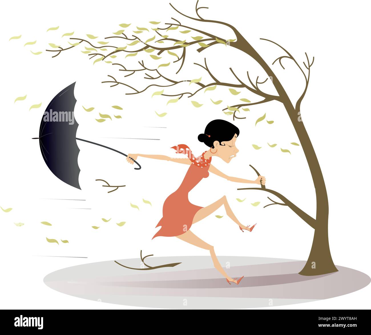 Grabbing tree Stock Vector Images - Alamy