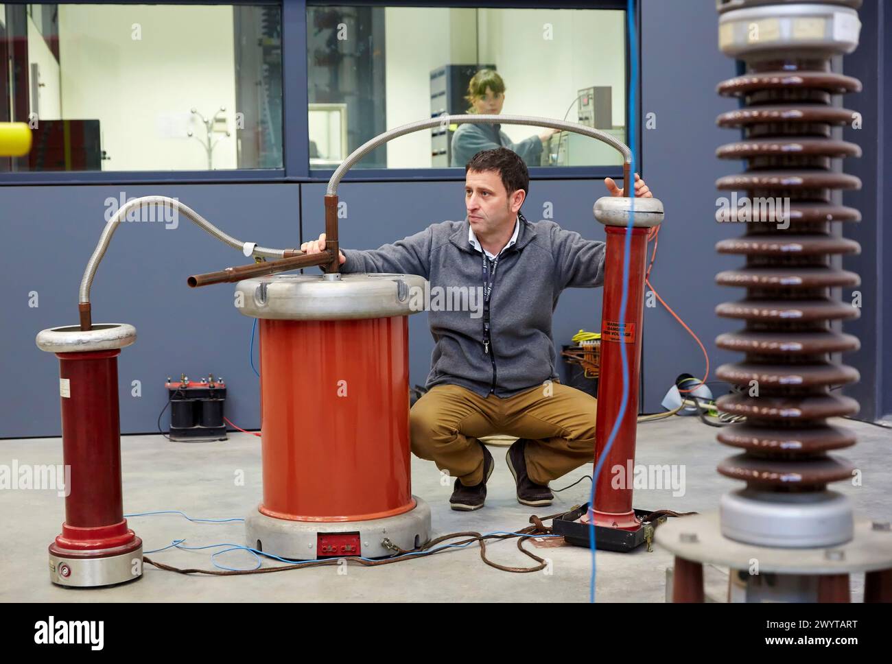 High Power Lab Testing HIGH VOLTAGE LABORATORY. Test bench to conduct dielectric tests for ...