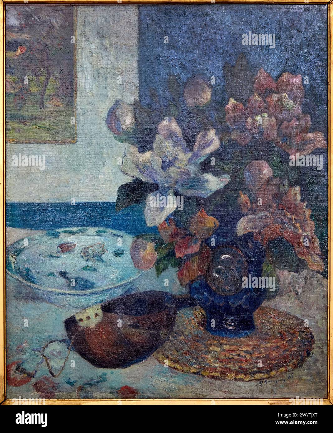 Paul Gauguin - Still Life with Mandolin 1885 Stock Photo - Alamy