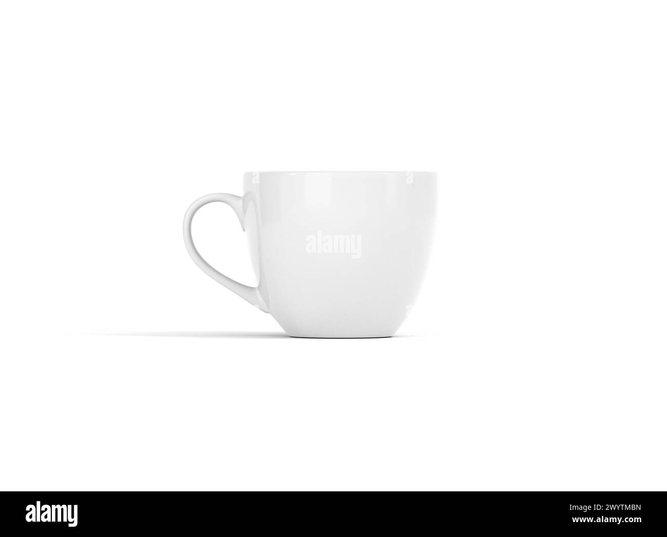 Coffee Cup Mockup 3D Rendering Isolated Background Stock Photo - Alamy