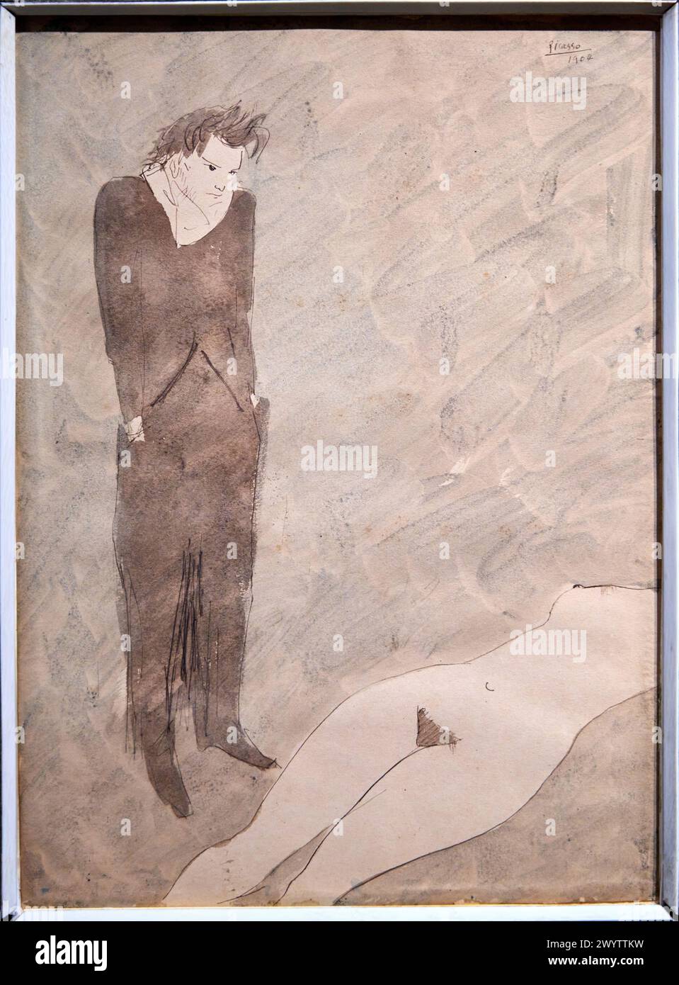 Reverie, 1904, Pablo Picasso. Stock Photo
