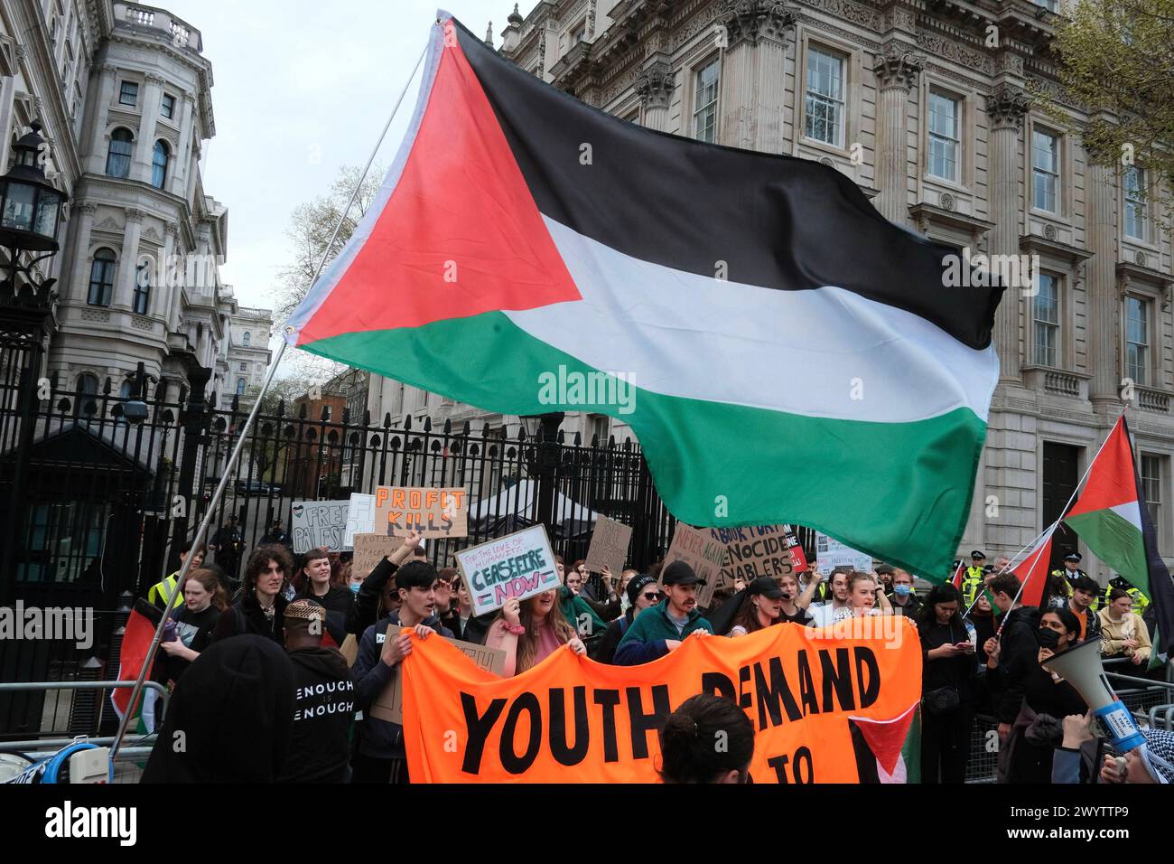 Youth Demand Protest in London Youth Demand, a group formed by members ...