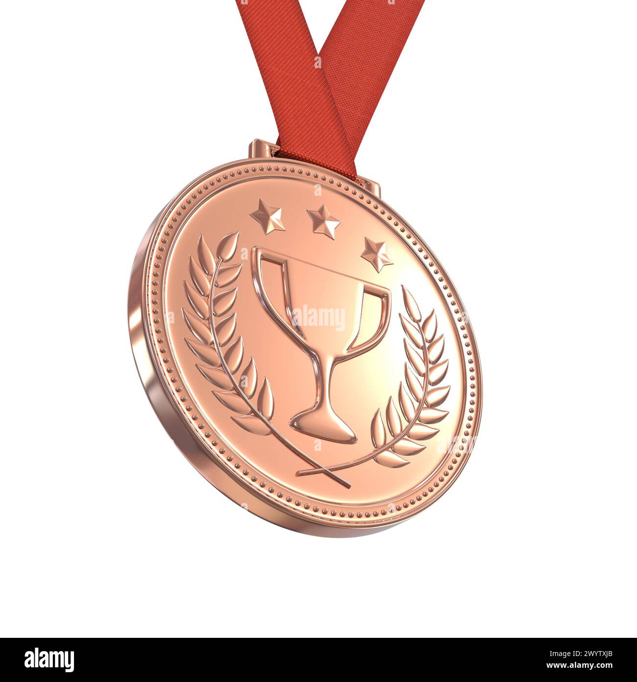 Bronze medal Stock Photo