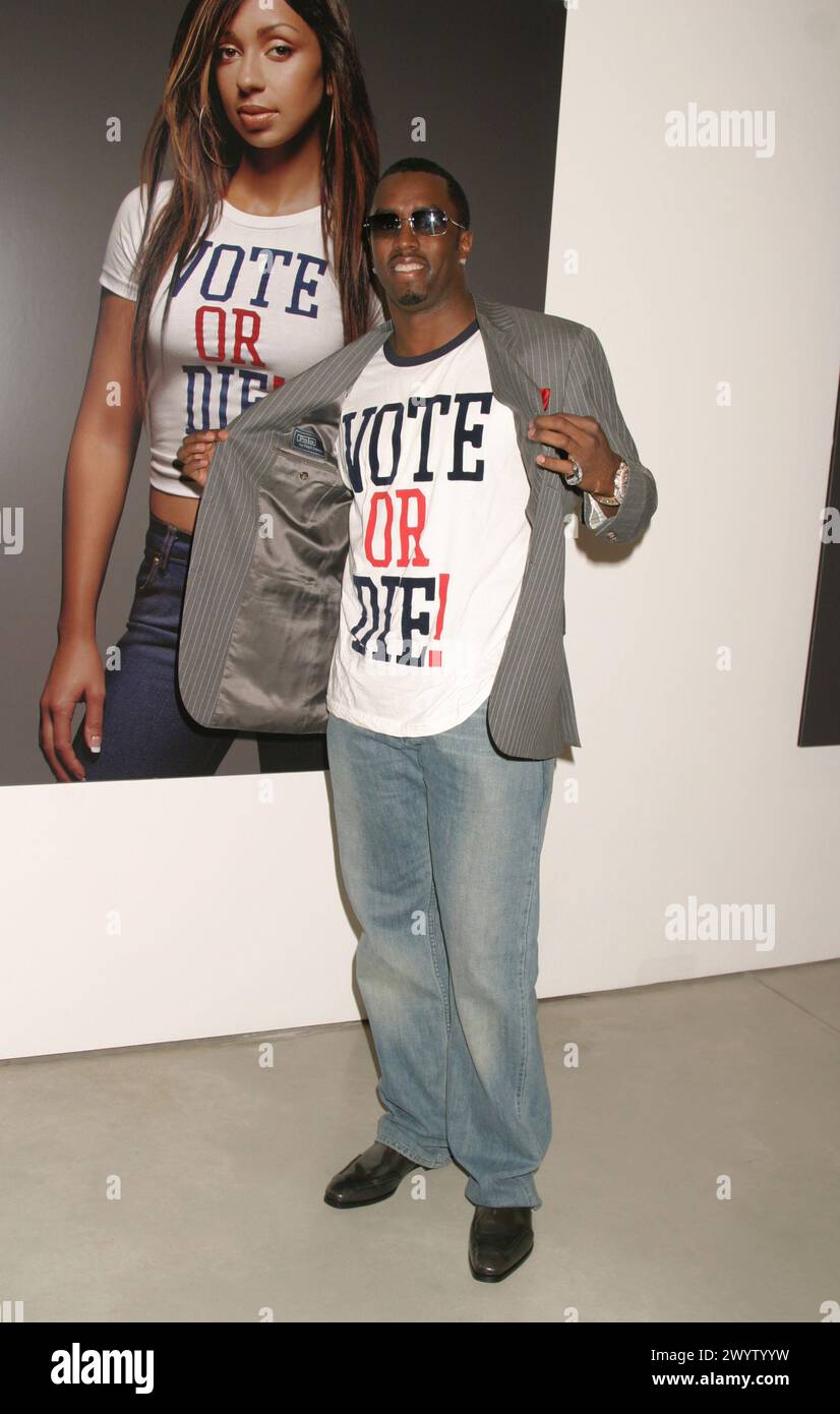 Sean "P. Diddy" Combs attends P. Diddy's Citizen Change Political Art