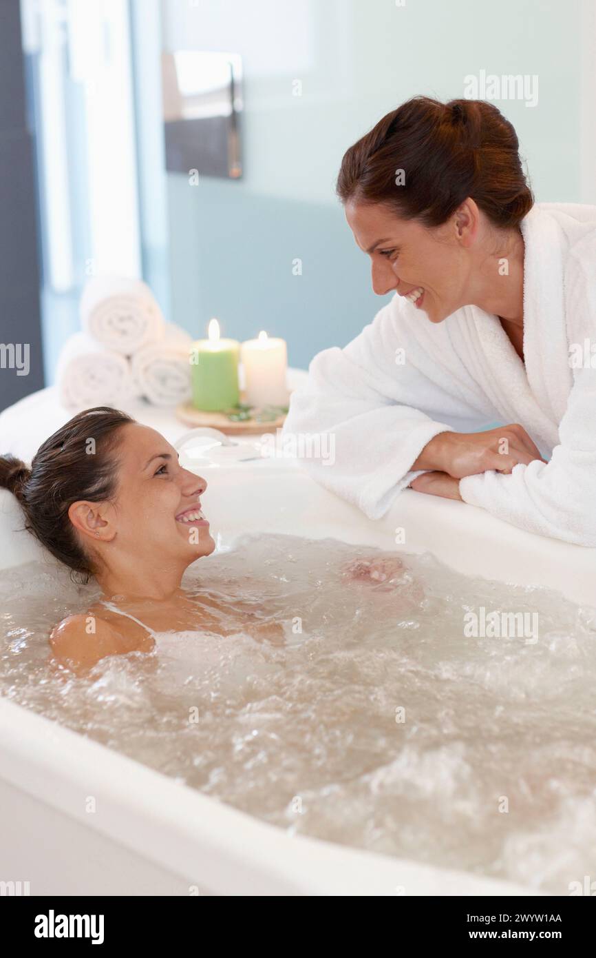 two-women-in-bathtub-hi-res-stock-photography-and-images-alamy