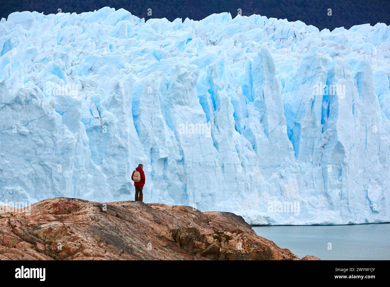 Perito Moreno glacier. Los Glaciares National Park. Argentino Lake ...