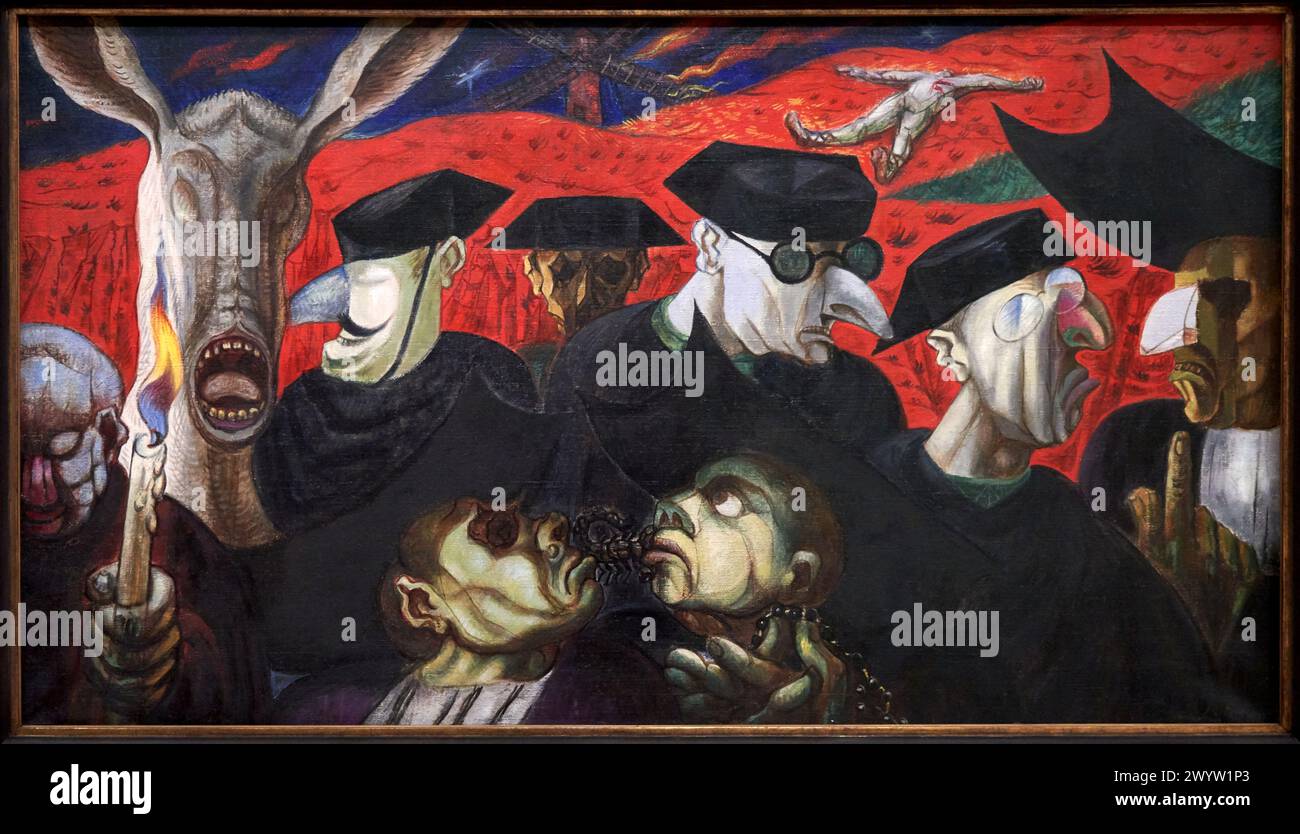 'After the execution', 1937, André Masson (1896-1987). Stock Photo