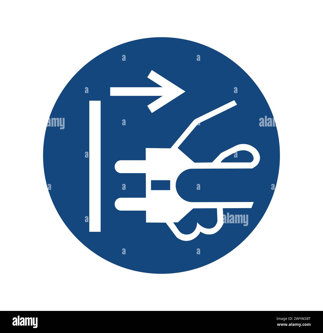 Disconnect mains plug from electrical outlet symbol Stock Vector Image ...