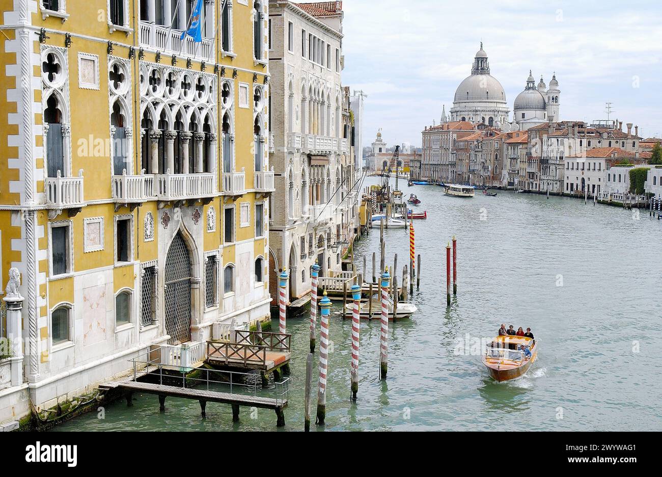 Venice cargo motorboat hi-res stock photography and images - Alamy