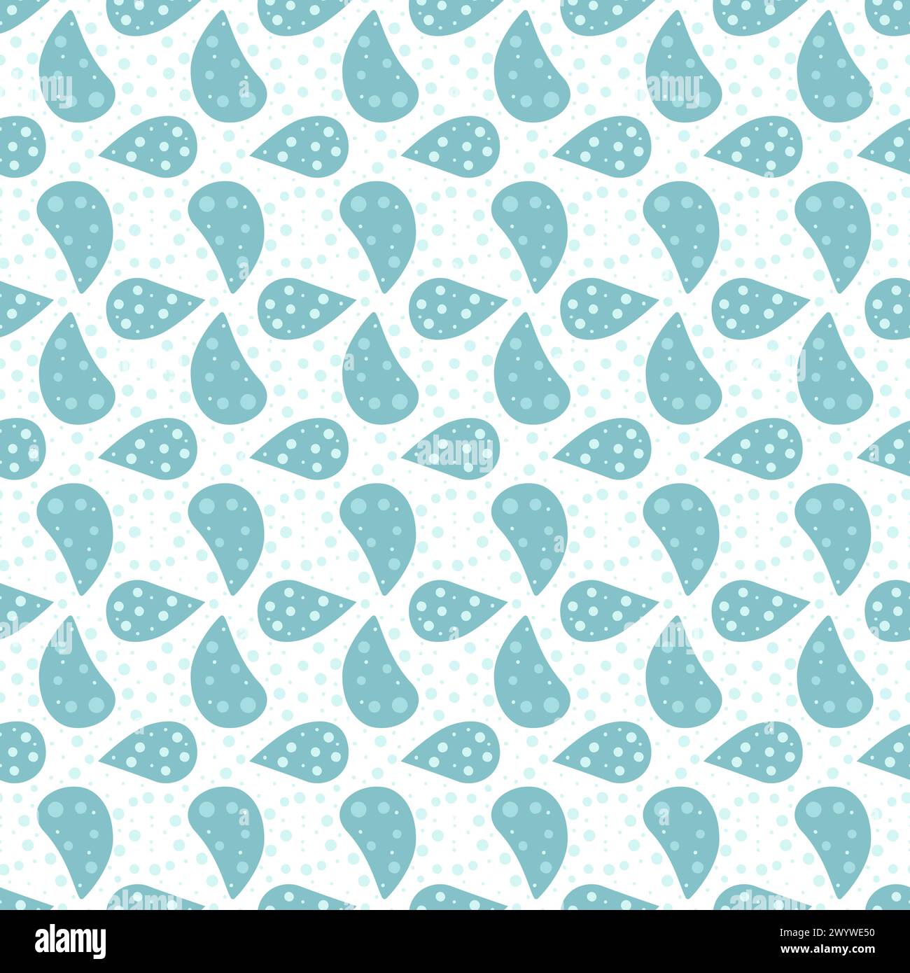 Water drops seamless pattern. Clean drink endless background. Vector ...