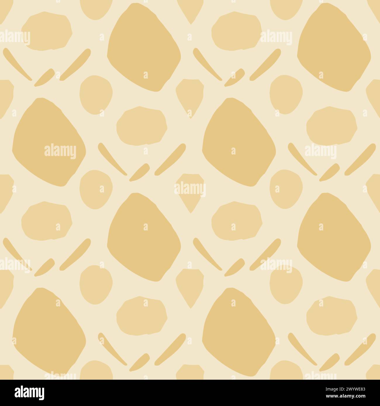 Abstract dots seamless pattern. Round torn shape of ripped papers ...
