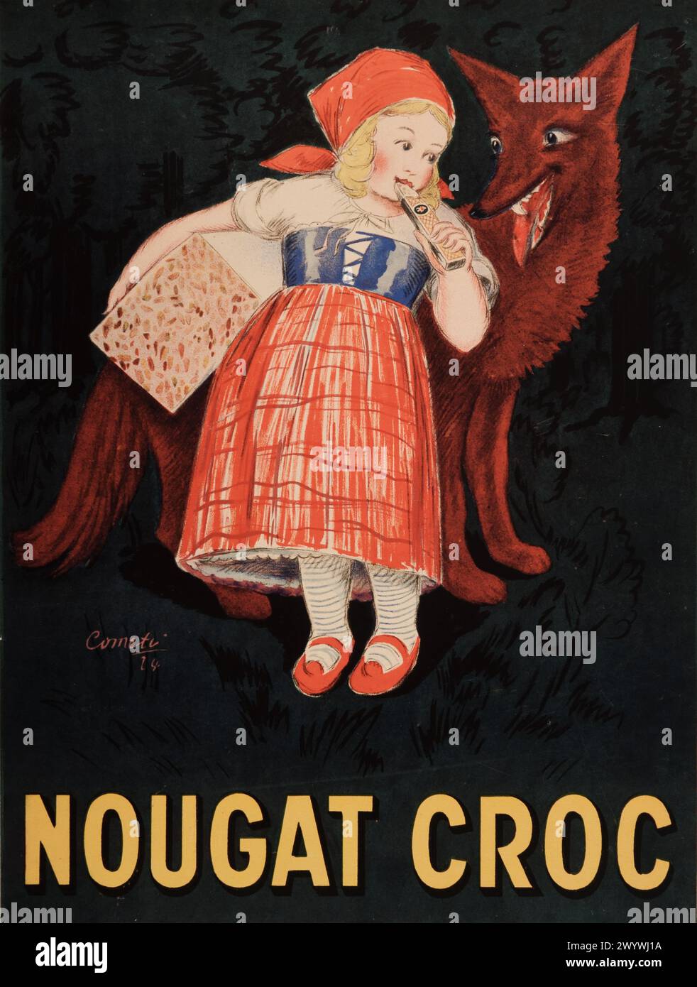 Nougat Croc 1924 Stock Photo