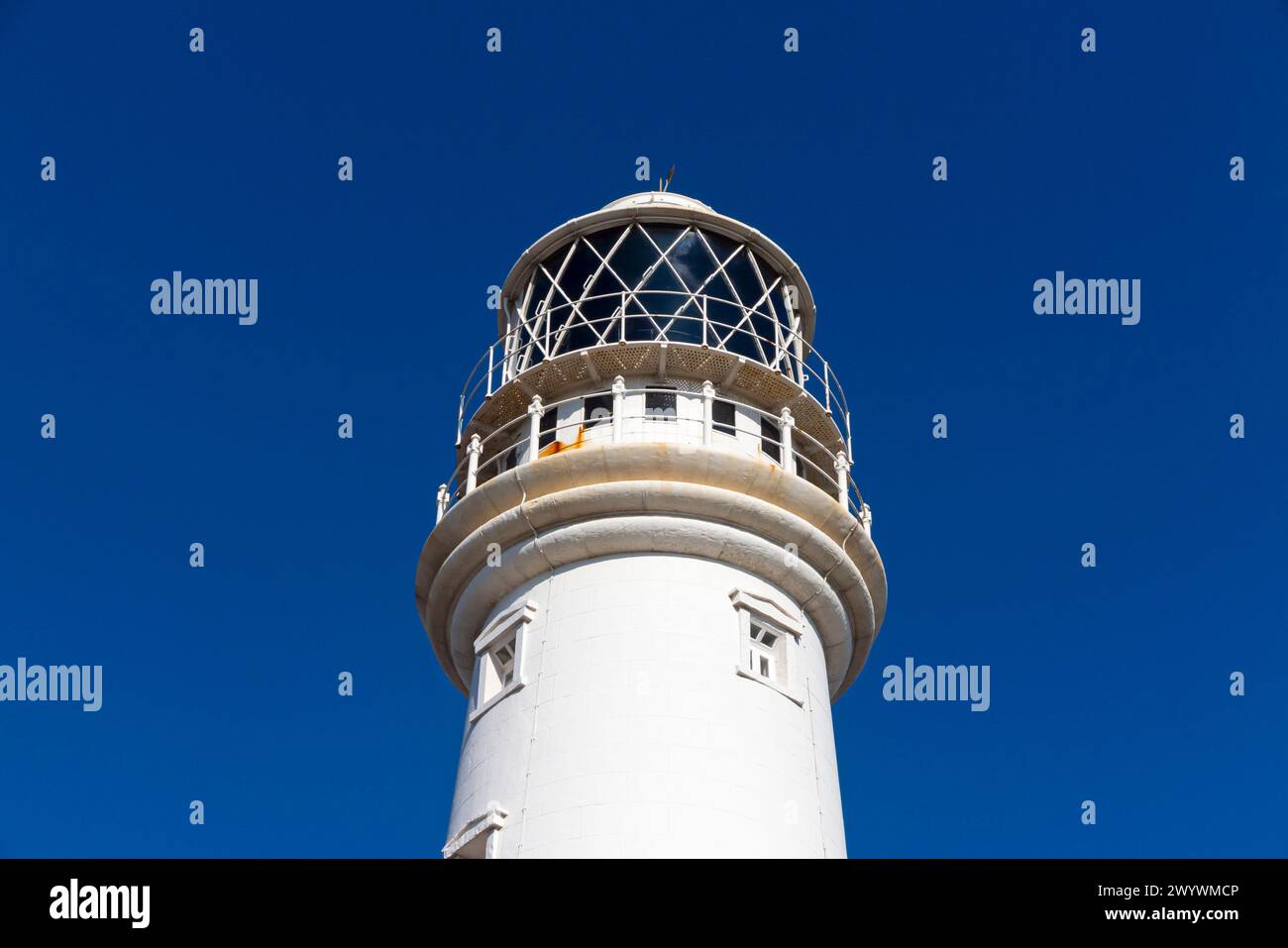Flamborough Head lighthouse in North Yorkshire England UK designed by Samuel Wyatt and first lit