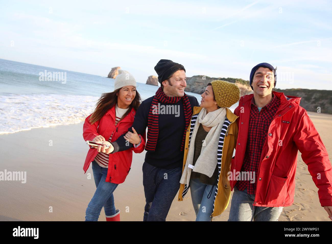 Lifestyles, Hendaya Beach. Stock Photo