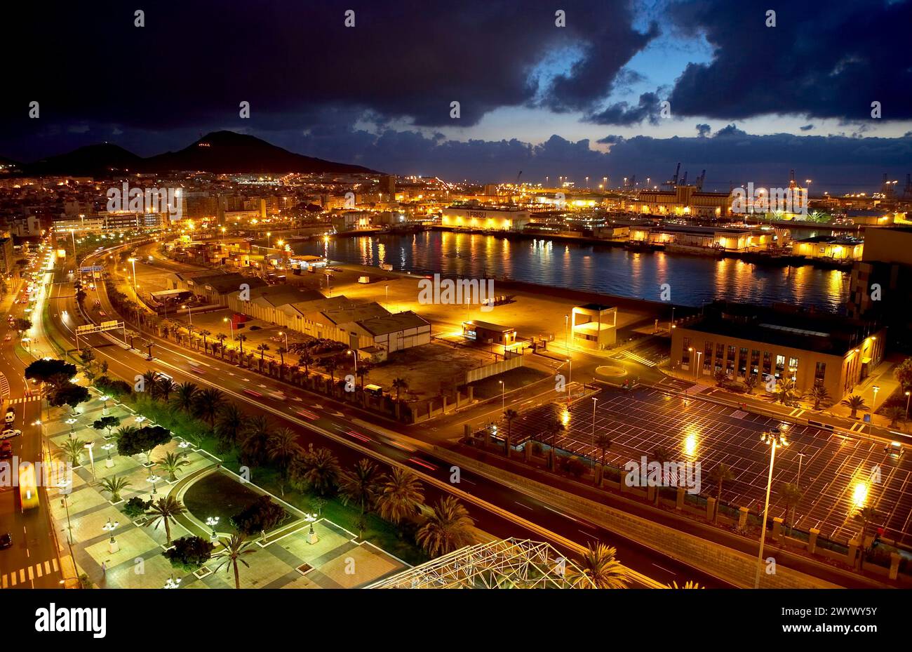 Puerto de la Luz, Las Palmas, Grand Canary, Canary Islands Stock Photo