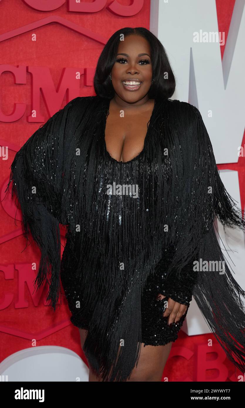 Austin, USA. 08th Apr, 2024. Amber Riley attends the 2024 CMT Music Awards at Moody Center on April 07, 2024 in Austin, Texas. Photo: Amy Price/imageSPACE Credit: Imagespace/Alamy Live News Stock Photo