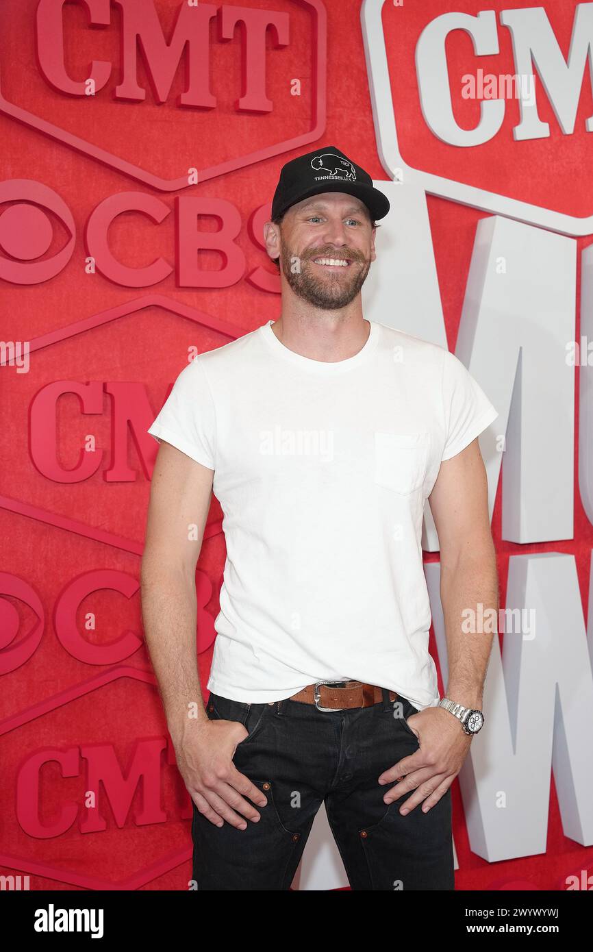 Austin, USA. 08th Apr, 2024. Chase Rice attends the 2024 CMT Music Awards at Moody Center on April 07, 2024 in Austin, Texas. Photo: Amy Price/imageSPACE Credit: Imagespace/Alamy Live News Stock Photo