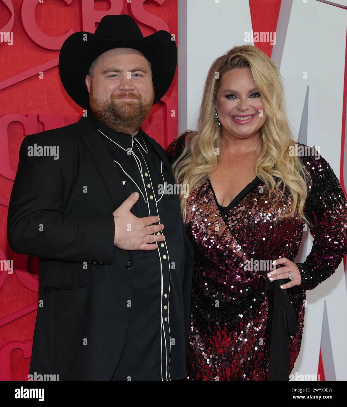 Austin, USA. 08th Apr, 2024. Paul Walter Hauser, Amy Elizabeth Boland attend the 2024 CMT Music Awards at Moody Center on April 07, 2024 in Austin, Texas. Photo: Amy Price/imageSPACE Credit: Imagespace/Alamy Live News Stock Photo
