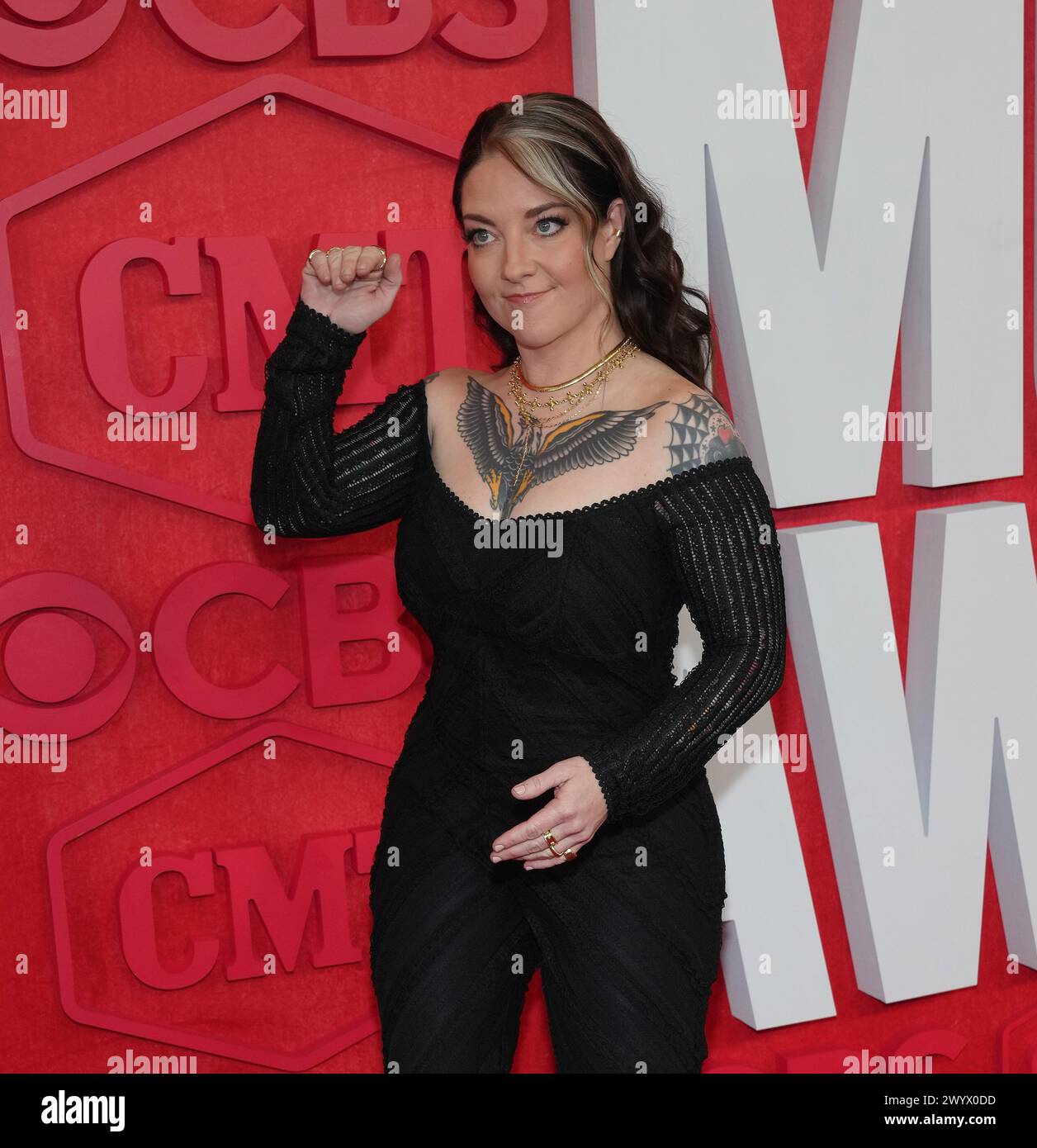 Austin, USA. 08th Apr, 2024. Ashley McBryde attends the 2024 CMT Music Awards at Moody Center on April 07, 2024 in Austin, Texas. Photo: Amy Price/imageSPACE Credit: Imagespace/Alamy Live News Stock Photo