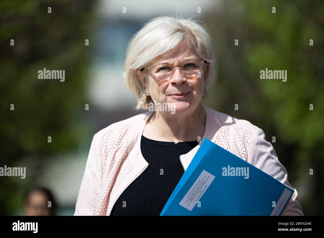 French Minister of Labour, Health and Solidarities Catherine Vautrin