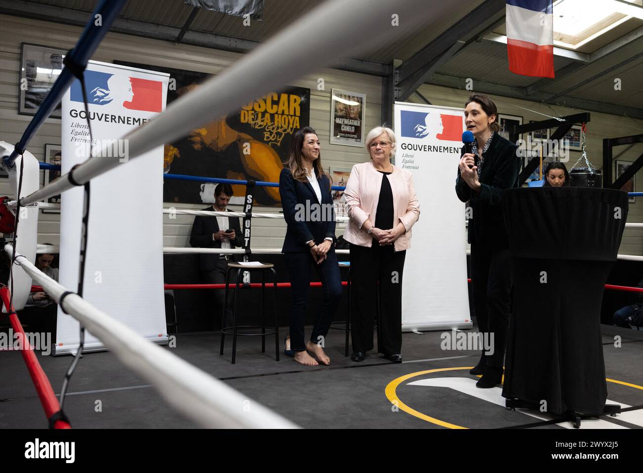 French Minister of Sport and the Olympic and Paralympic Games Amelie