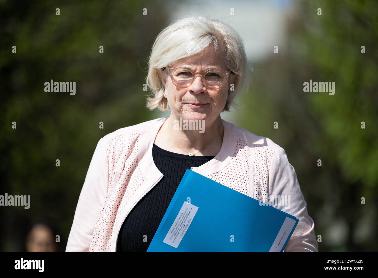 Paris, France. 08th Apr, 2025. French Minister of Labour, Health and