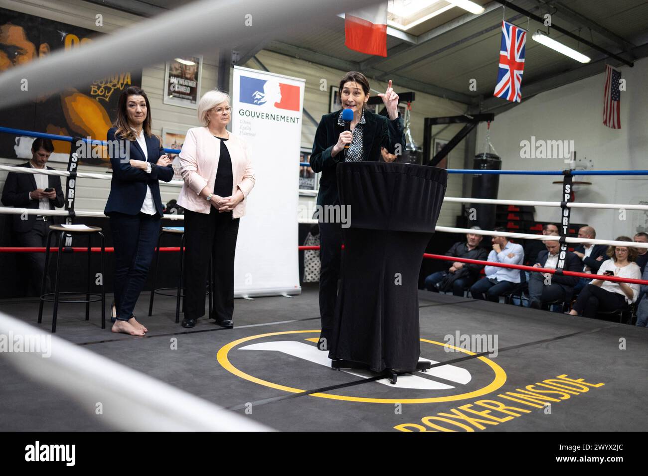 French Minister of Sport and the Olympic and Paralympic Games Amelie