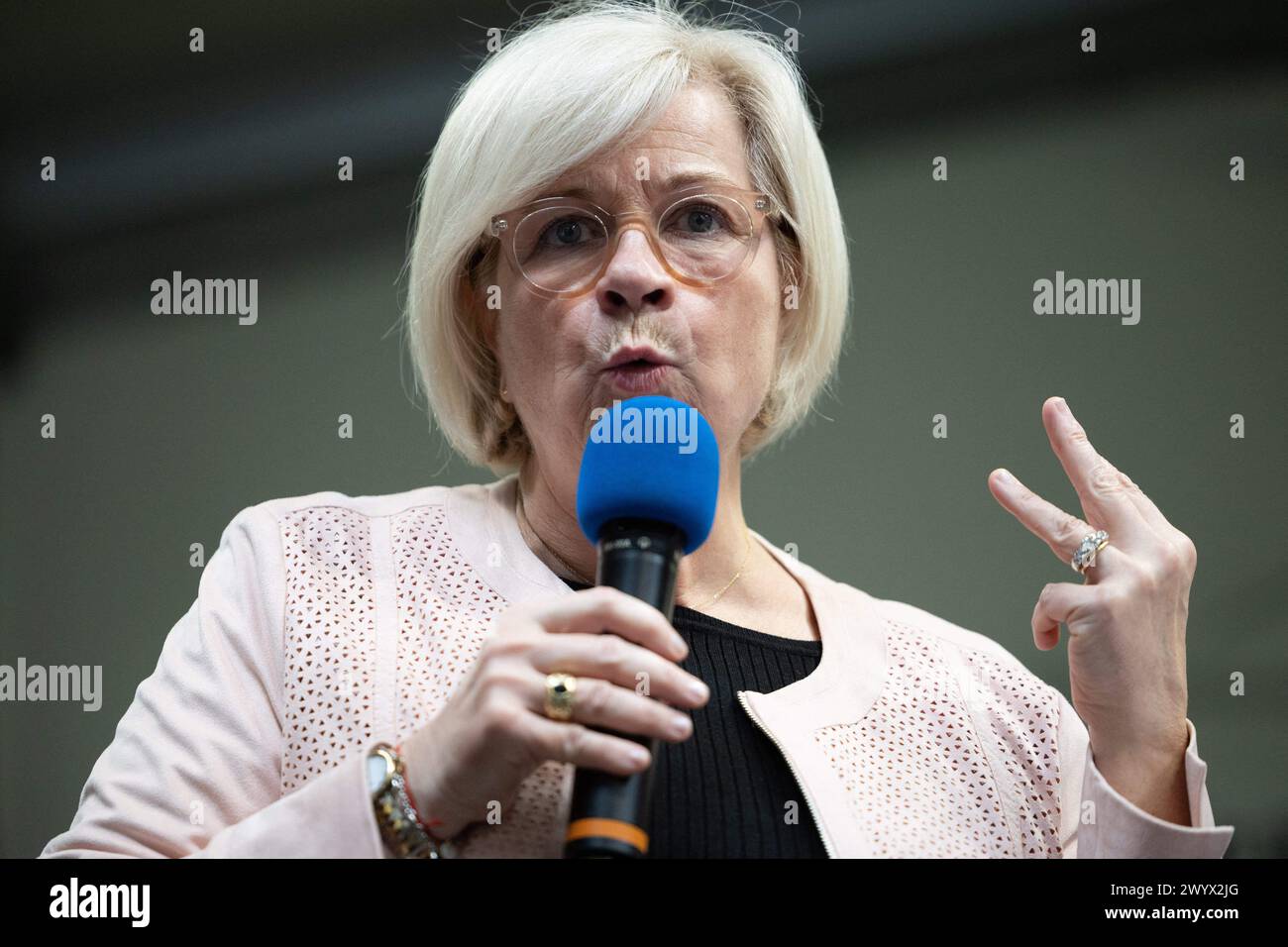 Paris, France. 08th Apr, 2024. French Minister of Labour, Health and