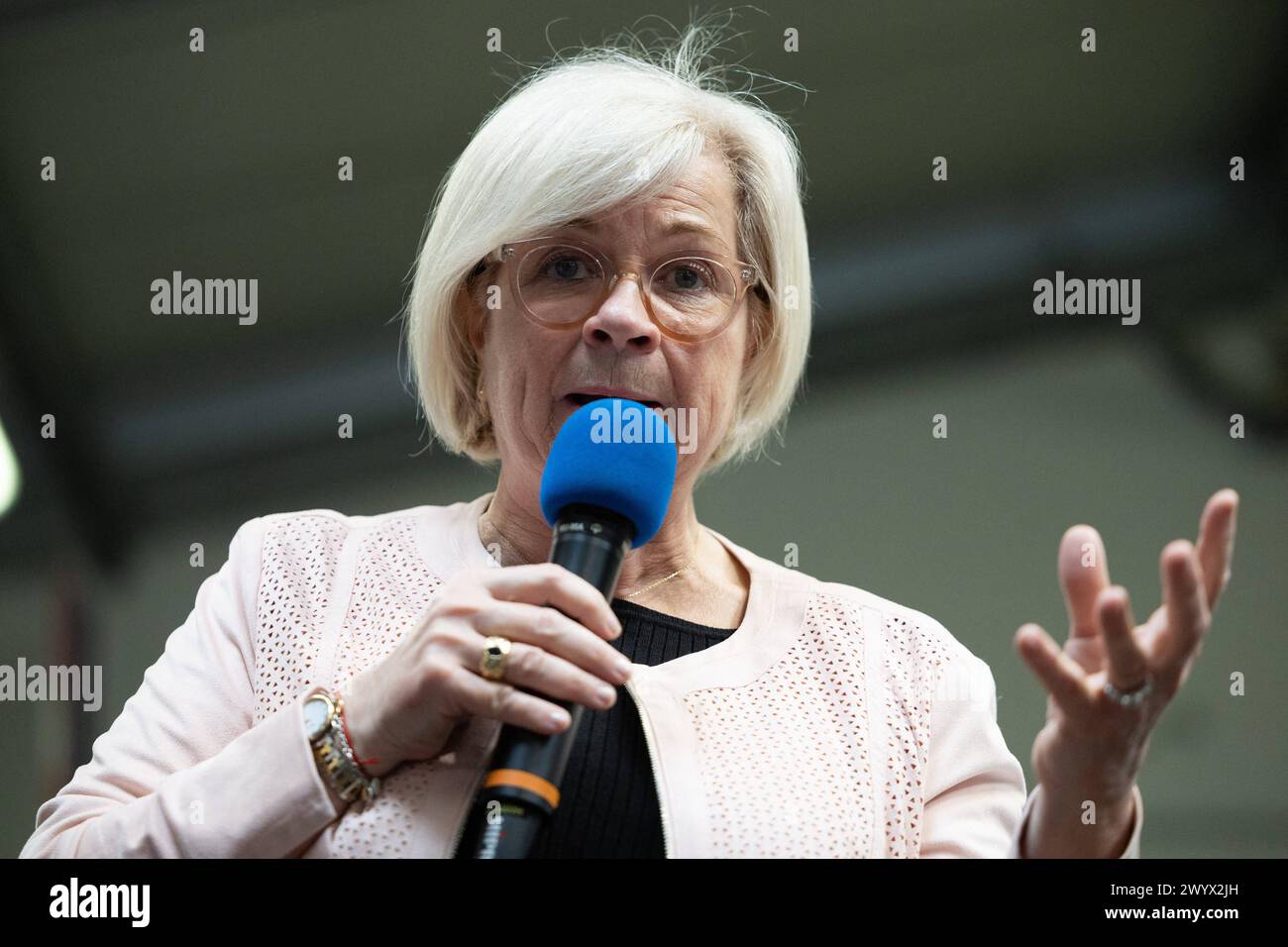Paris, France. 08th Apr, 2024. French Minister of Labour, Health and