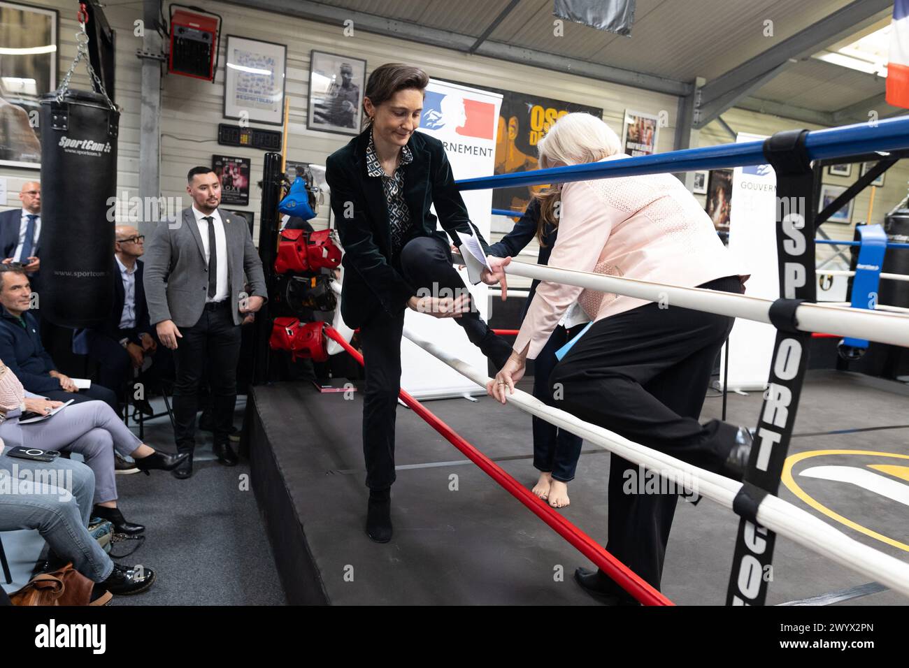 French Minister of Sport and the Olympic and Paralympic Games Amelie