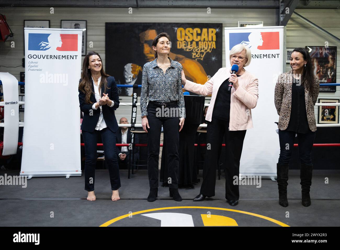 French Minister of Sport and the Olympic and Paralympic Games Amelie