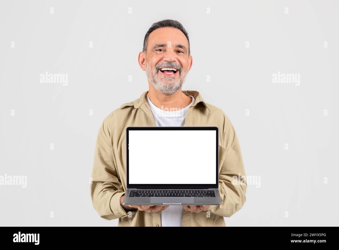 Laptop mockup blank hi-res stock photography and images - Alamy