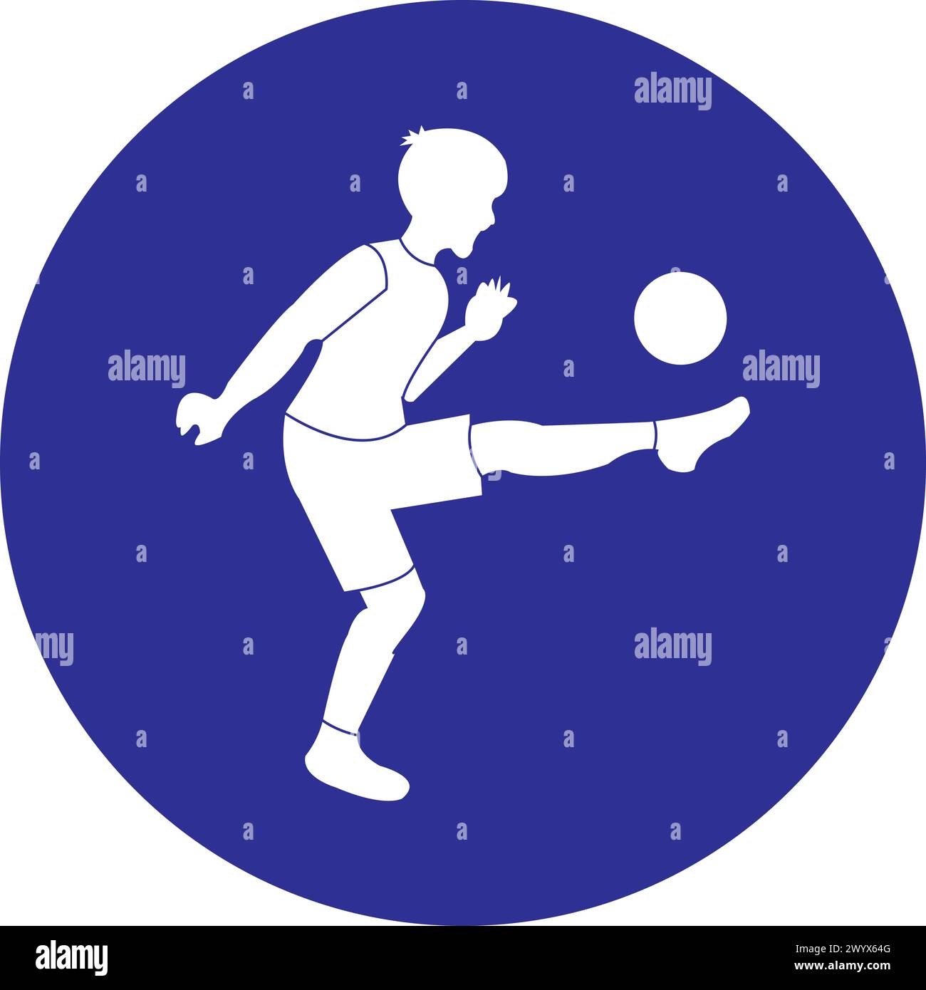 Football icon vector Stock Vector Images - Alamy