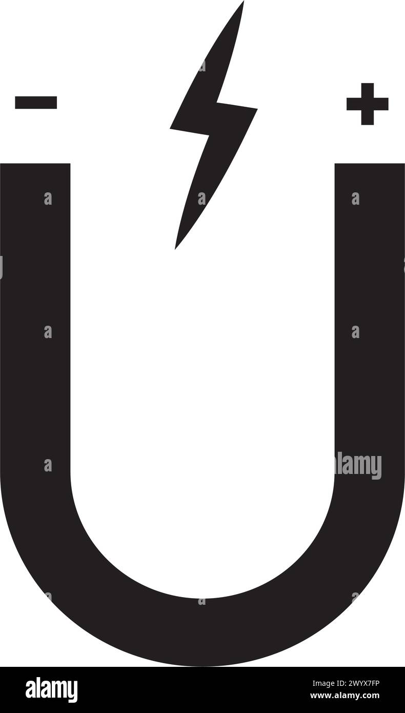 Magnet icon vector illustration design Stock Vector