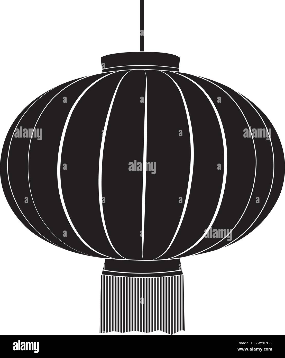 Hanging chinese lantern Stock Vector Images - Alamy
