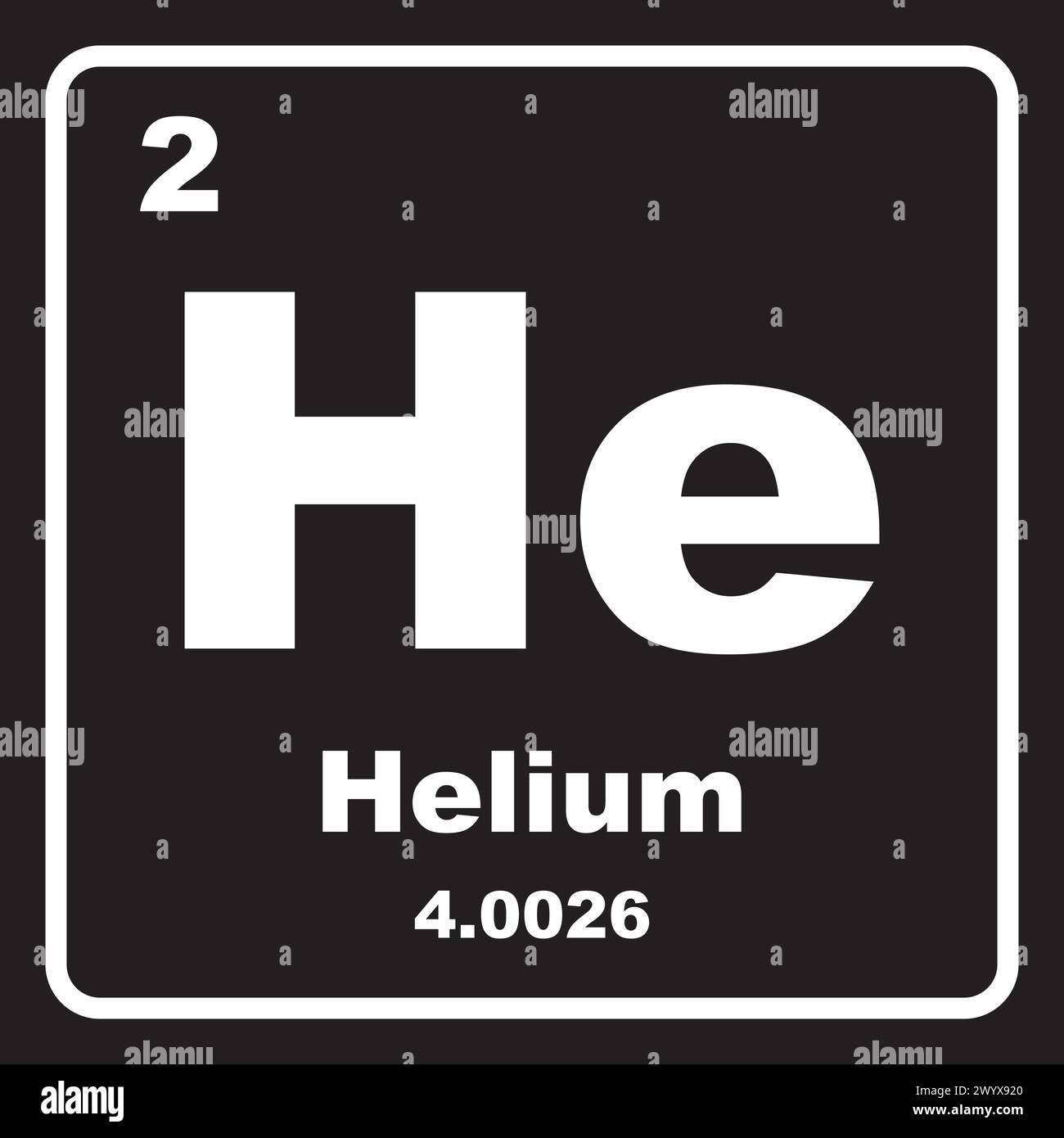 Helium element icon, vector illustration symbol design Stock Vector ...