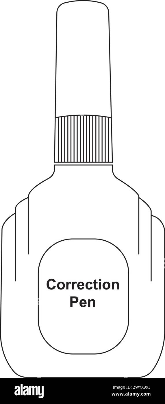 Correction pen icon vector illustration design Stock Vector