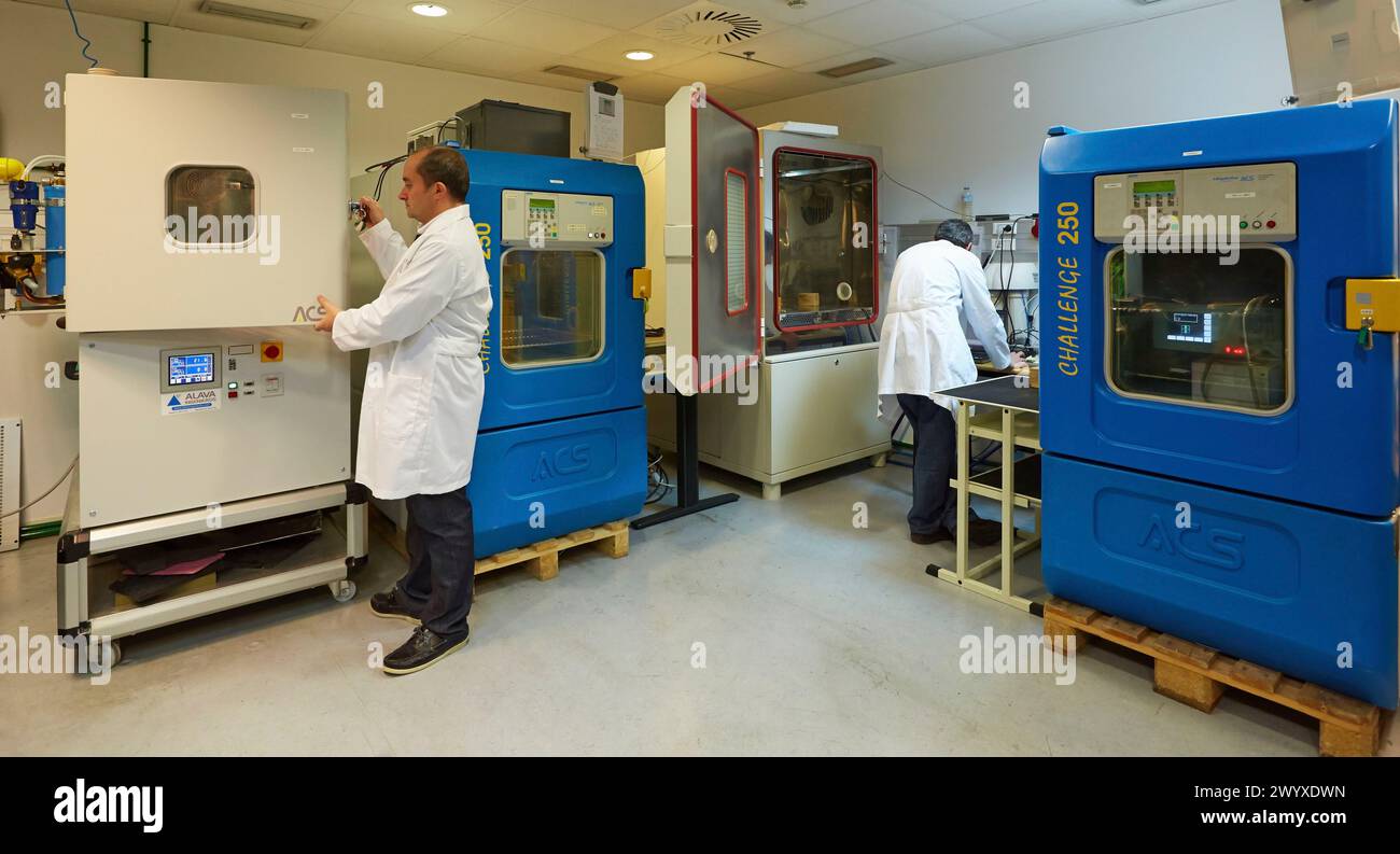 Test climate at high and low temperatures. Climate Chamber. Artificial ...