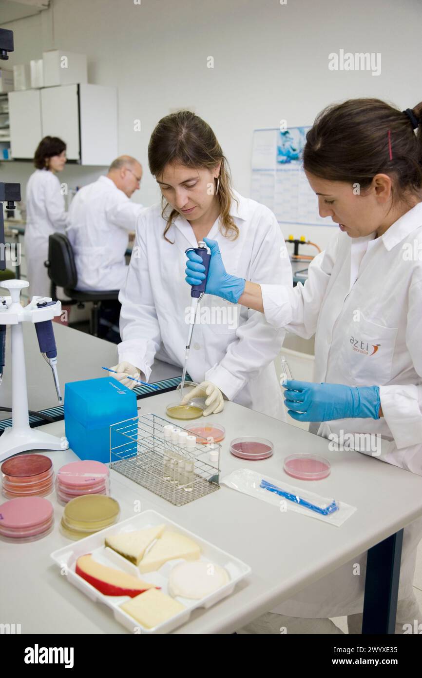Microbiology laboratory microbiological tests food hi-res stock ...
